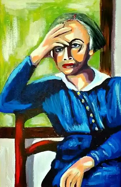 Free download Painting Portrait Acrylic Paint -  free illustration to be edited with GIMP free online image editor