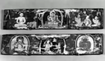 Free download Pair of Hindu Manuscript Covers free photo or picture to be edited with GIMP online image editor