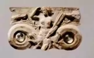 Free download Pair of terracotta plaques with glass inlays free photo or picture to be edited with GIMP online image editor