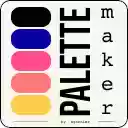 Palette Maker Manage your colors  screen for extension Chrome web store in OffiDocs Chromium