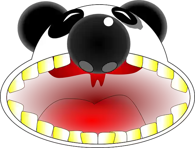 Free download Panda Mouth Teeth - Free vector graphic on Pixabay free illustration to be edited with GIMP free online image editor