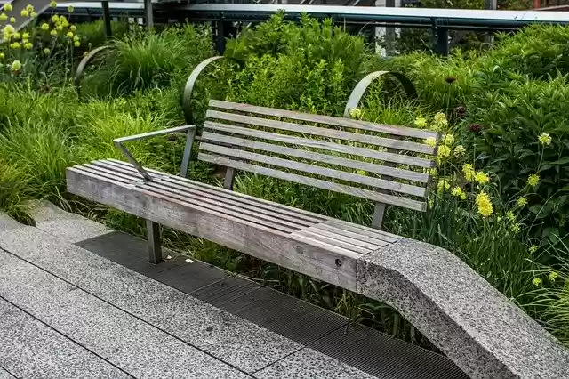 Free download Park Bench Newyork Rest free photo template to be edited with GIMP online image editor