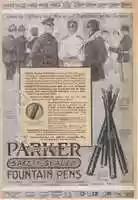 Free download Parker Lucky Curve Safety Sealed Fountain Pens, Used by Officers and Men in All Branches of the Service, free photo or picture to be edited with GIMP online image editor