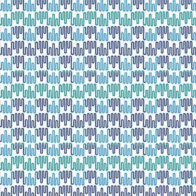 Free download Pattern Blue Squiggle -  free illustration to be edited with GIMP free online image editor