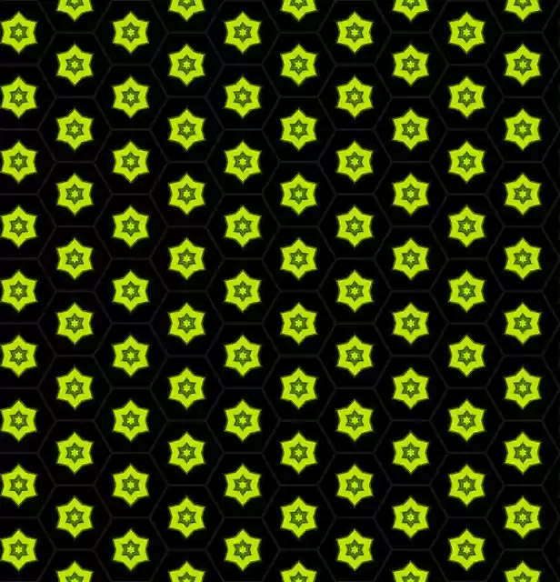 Free download Pattern Hexagons Green -  free illustration to be edited with GIMP free online image editor
