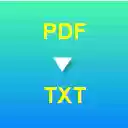 PDF to TXT Converter  screen for extension Chrome web store in OffiDocs Chromium