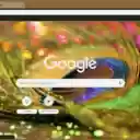 Peacock Feather Abstract  screen for extension Chrome web store in OffiDocs Chromium