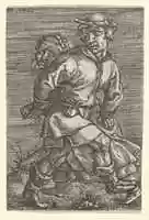 Free download Peasant Couple Dancing free photo or picture to be edited with GIMP online image editor