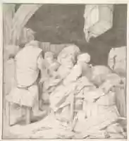 Free download Peasants Gathered at an Inn free photo or picture to be edited with GIMP online image editor