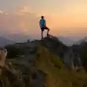 people and mountain peaks  screen for extension Chrome web store in OffiDocs Chromium