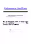 Descărcare gratuită a șablonului de certificat de performanță DOC, XLS sau PPT pentru a fi editat gratuit cu LibreOffice online sau OpenOffice Desktop online