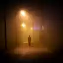 Person Standing on Pathway during Night Time  screen for extension Chrome web store in OffiDocs Chromium