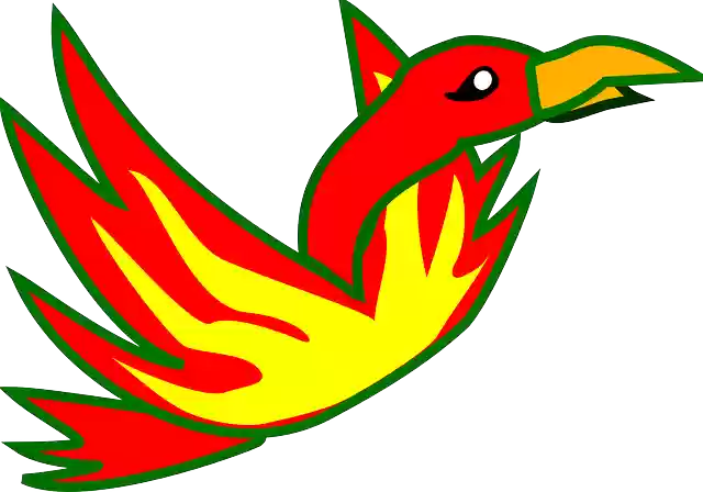 Free download Phoenix Bird Of Fire Mythical - Free vector graphic on Pixabay free illustration to be edited with GIMP free online image editor