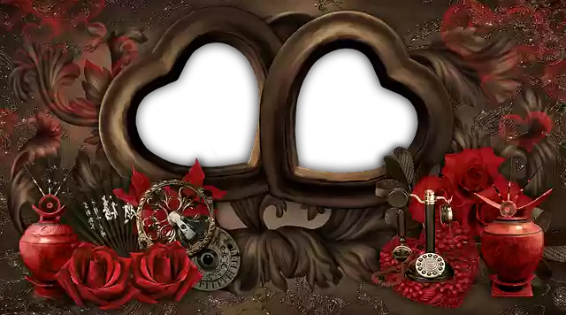 Free download Phone Hearts -  free illustration to be edited with GIMP free online image editor