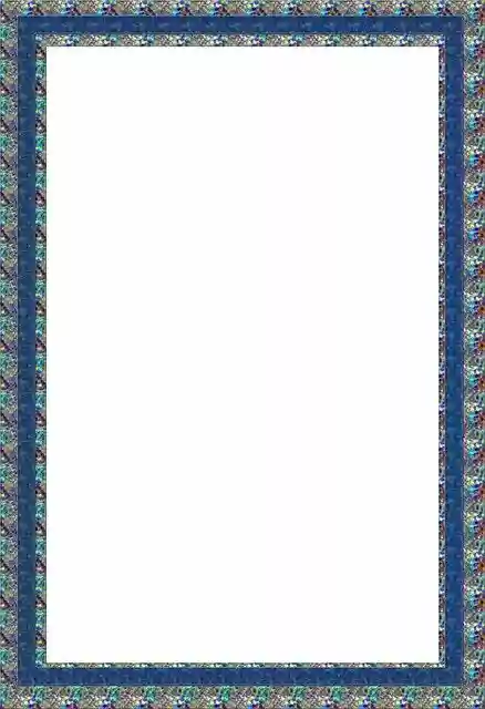 Free download Picture Frame Blue -  free illustration to be edited with GIMP free online image editor