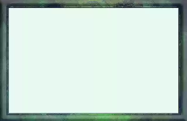 Free download Picture Frame Blue Green -  free illustration to be edited with GIMP free online image editor