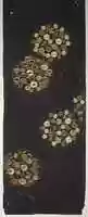 Free download Piece from a Kosode with Pattern of Scattered Snow Roundels (Yukiwa) Filled with Small Flowers free photo or picture to be edited with GIMP online image editor