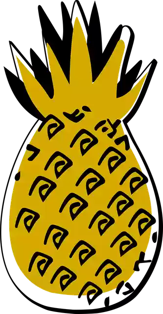 Free download Pineapple Fruit Food - Free vector graphic on Pixabay free illustration to be edited with GIMP online image editor