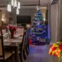 Pine tree and lights  screen for extension Chrome web store in OffiDocs Chromium