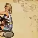 Pin up girl Desktop Wallpaper Pin Up Girl #4  screen for extension Chrome web store in OffiDocs Chromium