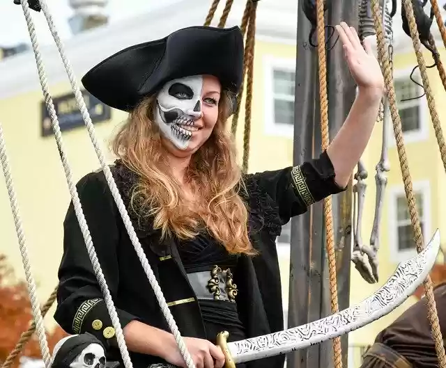 Free download Pirate Halloween Wave Sea -  free free photo or picture to be edited with GIMP online image editor