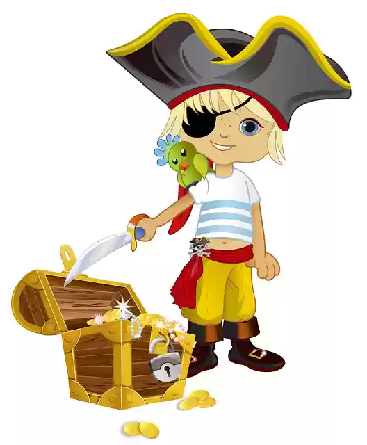 Free download Pirate Treasure -  free illustration to be edited with GIMP free online image editor