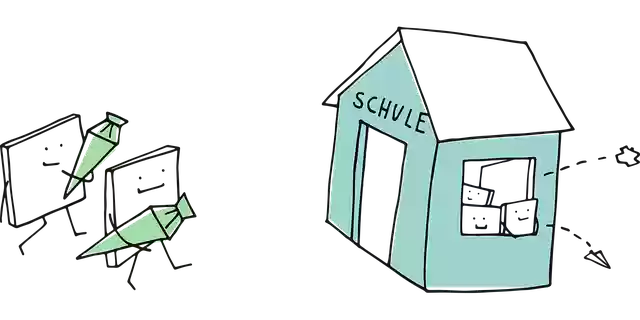 Free download Pixel Cells School - Free vector graphic on Pixabay free illustration to be edited with GIMP free online image editor