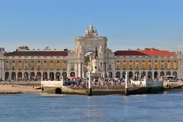 Free download place du commerce floor lisbon free picture to be edited with GIMP free online image editor