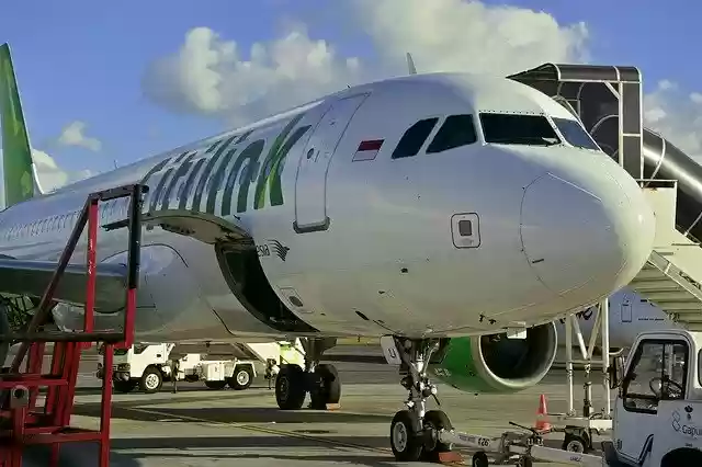 Free download Plane Citilink Indonesia Airport -  free photo or picture to be edited with GIMP online image editor