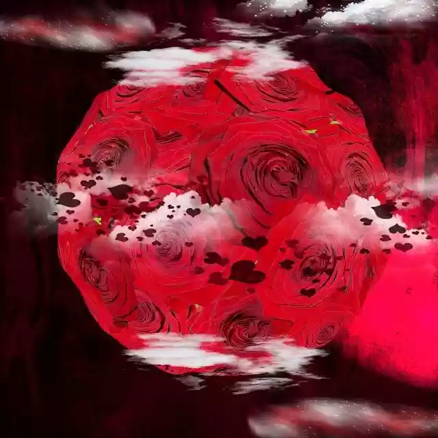 Free download Planet Fantasy Roses -  free illustration to be edited with GIMP free online image editor