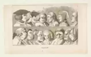 Free download Plate IV, from Rules for Drawing Caricaturas free photo or picture to be edited with GIMP online image editor