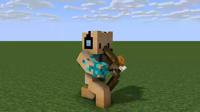Free download Player Minecraft Animation -  free illustration to be edited with GIMP free online image editor