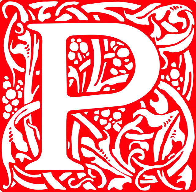 Free download P Monogram Vintage - Free vector graphic on Pixabay free illustration to be edited with GIMP free online image editor