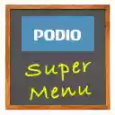 Podio Super Menu  screen for extension Chrome web store in OffiDocs Chromium
