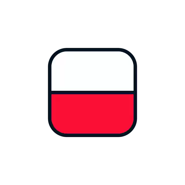 Free download Poland Icon Flag -  free illustration to be edited with GIMP free online image editor