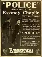 Free download Police (1916) Charlie Chaplin (Movie Poster) free photo or picture to be edited with GIMP online image editor