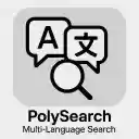 PolySearch – Multi Language Search  screen for extension Chrome web store in OffiDocs Chromium