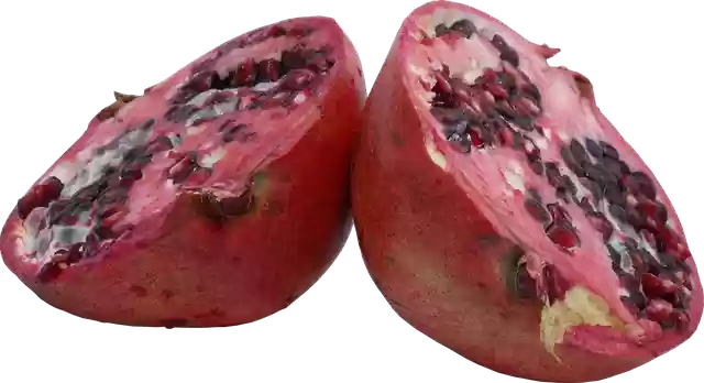 Free download Pomegranate Garnet Cut Fruit -  free illustration to be edited with GIMP free online image editor