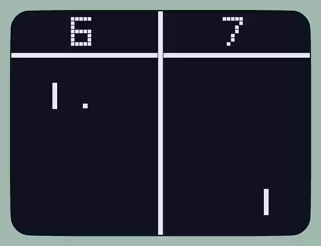 Free download Pong Video Game 1970S -  free illustration to be edited with GIMP free online image editor