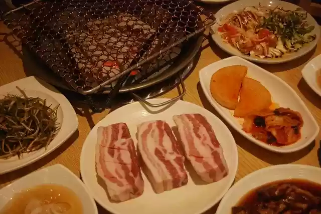 Free download Pork Char-Grilled Three Brunch -  free photo or picture to be edited with GIMP online image editor