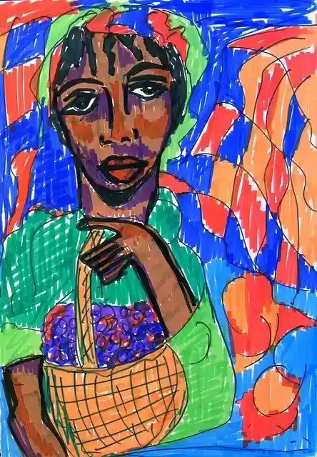 Free download Portrait Felt Pens Paper -  free illustration to be edited with GIMP free online image editor