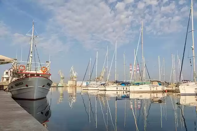 Free download port ship coast croatia yachts free picture to be edited with GIMP free online image editor