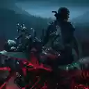 Post Apocalyptic – The Dark Night Rider  screen for extension Chrome web store in OffiDocs Chromium