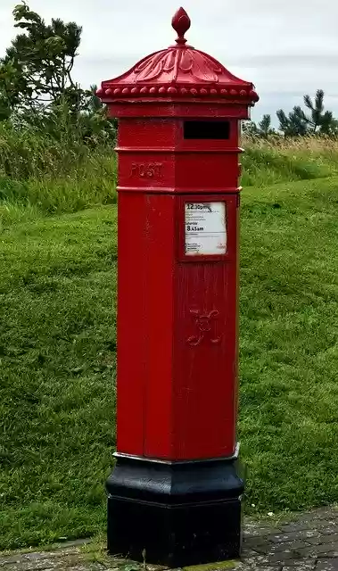 Free download Post Box Royal Mail Northern -  free photo or picture to be edited with GIMP online image editor