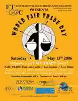 Free download Poster for World Fair Trade Day 06, Orlando, FL free photo or picture to be edited with GIMP online image editor