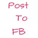 Post to Facebook  screen for extension Chrome web store in OffiDocs Chromium