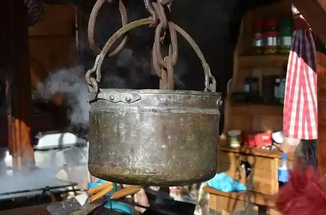 Free download Pot Metallic Cooking free photo template to be edited with GIMP online image editor