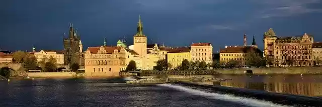 Free download Prague Charles Bridge River -  free photo or picture to be edited with GIMP online image editor