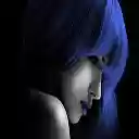 Pretty Girl Blue Hair Lips Eyes  screen for extension Chrome web store in OffiDocs Chromium