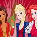 Princess Secret Santa  screen for extension Chrome web store in OffiDocs Chromium